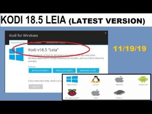 Read more about the article KODI 18.5 LEIA – LATEST UPDATE IS NOW AVAILABLE (11/19/19)